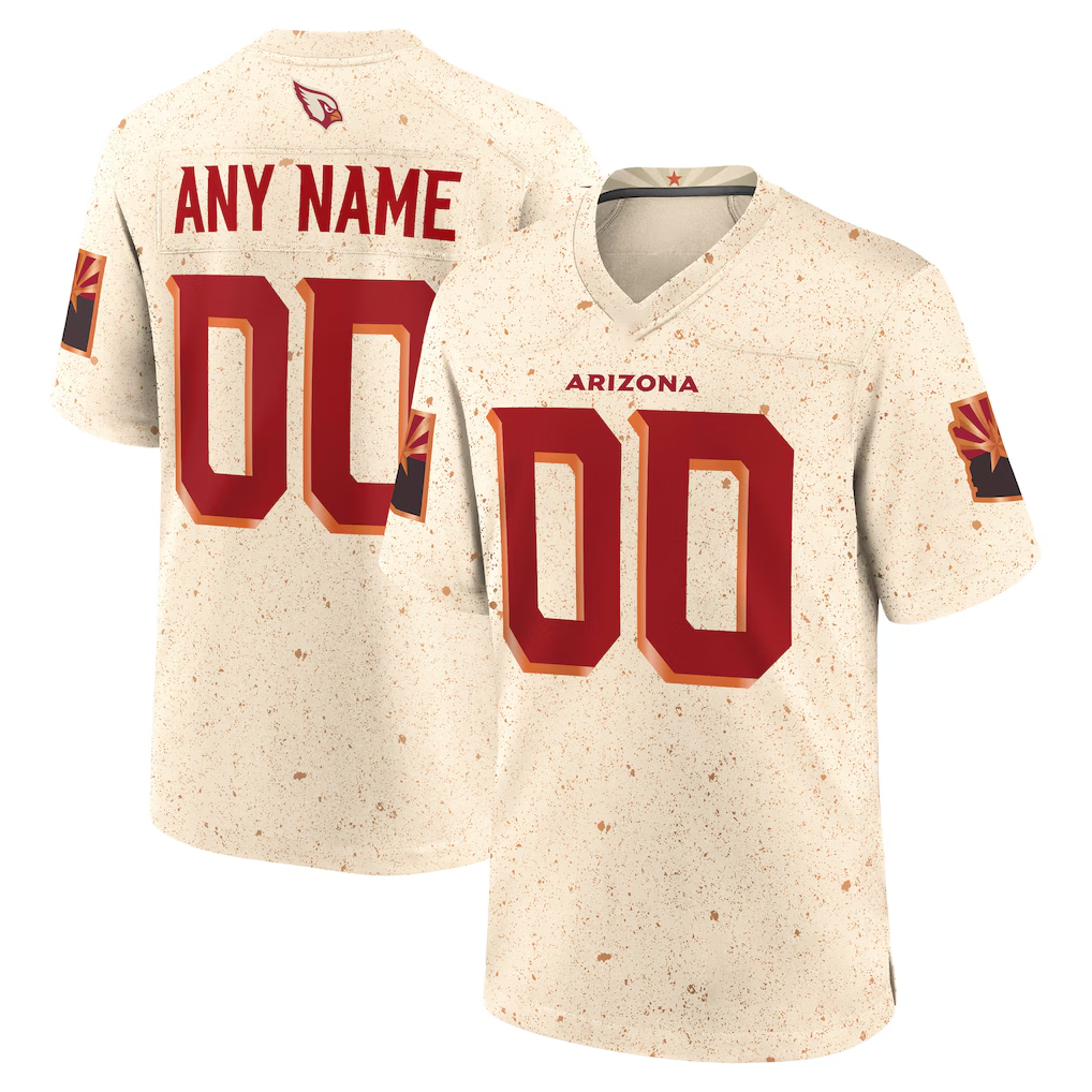 Kooe Custom A.Cardinals Natural 2025 Rivalries Collection Game Stitched Jerseys