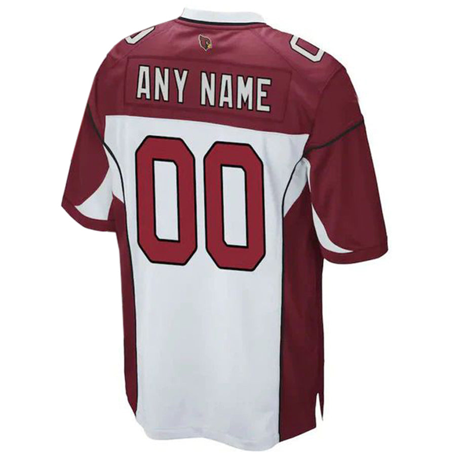 Kooe Custom A.Cardinals White-Red Game Stitched Jerseys