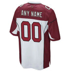 Kooe Custom A.Cardinals White-Red Game Stitched Jerseys