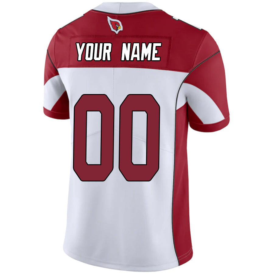 Kooe Custom A.Cardinals White-Red Vapor Untouchable Elite Stitched Jerseys