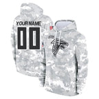 Kooe Custom A.Falcons Arctic Camo Salute to Service Limited Hoodie Any Name & Numbers Stitched Jerseys