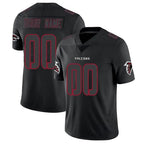 Kooe Custom A.Falcons Black Limited Elite Home Game Any Name & Numbers Stitched Jerseys