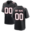 Kooe Custom A.Falcons Black Throwback Limited Home Game Any Name & Numbers Stitched Jerseys
