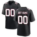 Kooe Custom A.Falcons Black Throwback Limited Home Game Any Name & Numbers Stitched Jerseys