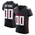 Kooe Custom A.Falcons Black Vapor F.U.S.E. Elite Stitched Jerseys