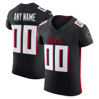 Kooe Custom A.Falcons Black Vapor F.U.S.E. Elite Stitched Jerseys