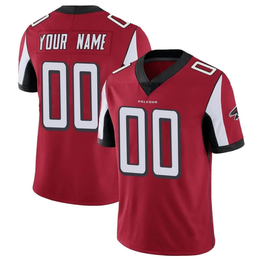 Kooe Custom A.Falcons Red Color Vapor Untouchable Limited Home Game Any Name & Numbers Stitched Jerseys
