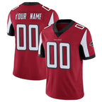 Kooe Custom A.Falcons Red Color Vapor Untouchable Limited Home Game Any Name & Numbers Stitched Jerseys