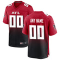 Kooe Custom A.Falcons Red Replica Home Game Stitched Jerseys