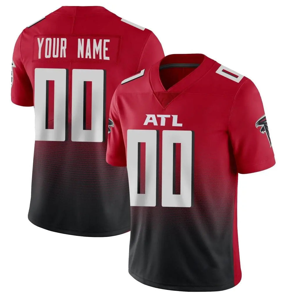 Kooe Custom A.Falcons Red Vapor Untouchable Limited Home Game Any Name & Numbers Stitched Jerseys