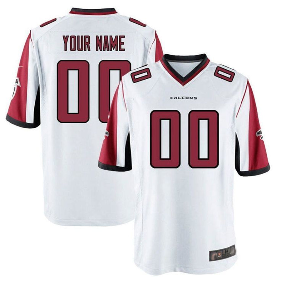 Kooe Custom A.Falcons White Game Stitched Jerseys