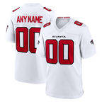 Kooe Custom A.Falcons White Game Stitched Jerseys