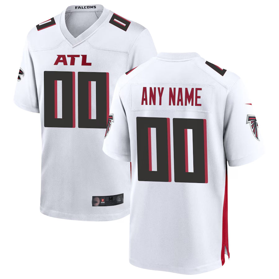 Kooe Custom A.Falcons White Home Game Stitched Jerseys