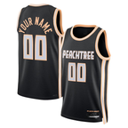 Kooe Custom A.Hawks Black 2025-26 City Edition Swingman Jerseys