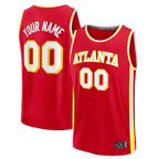 Kooe Custom A.Hawks Red Fast Break Jerseys - Icon Edition