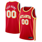 Kooe Custom A.Hawks Red Swingman Jerseys - Icon Edition