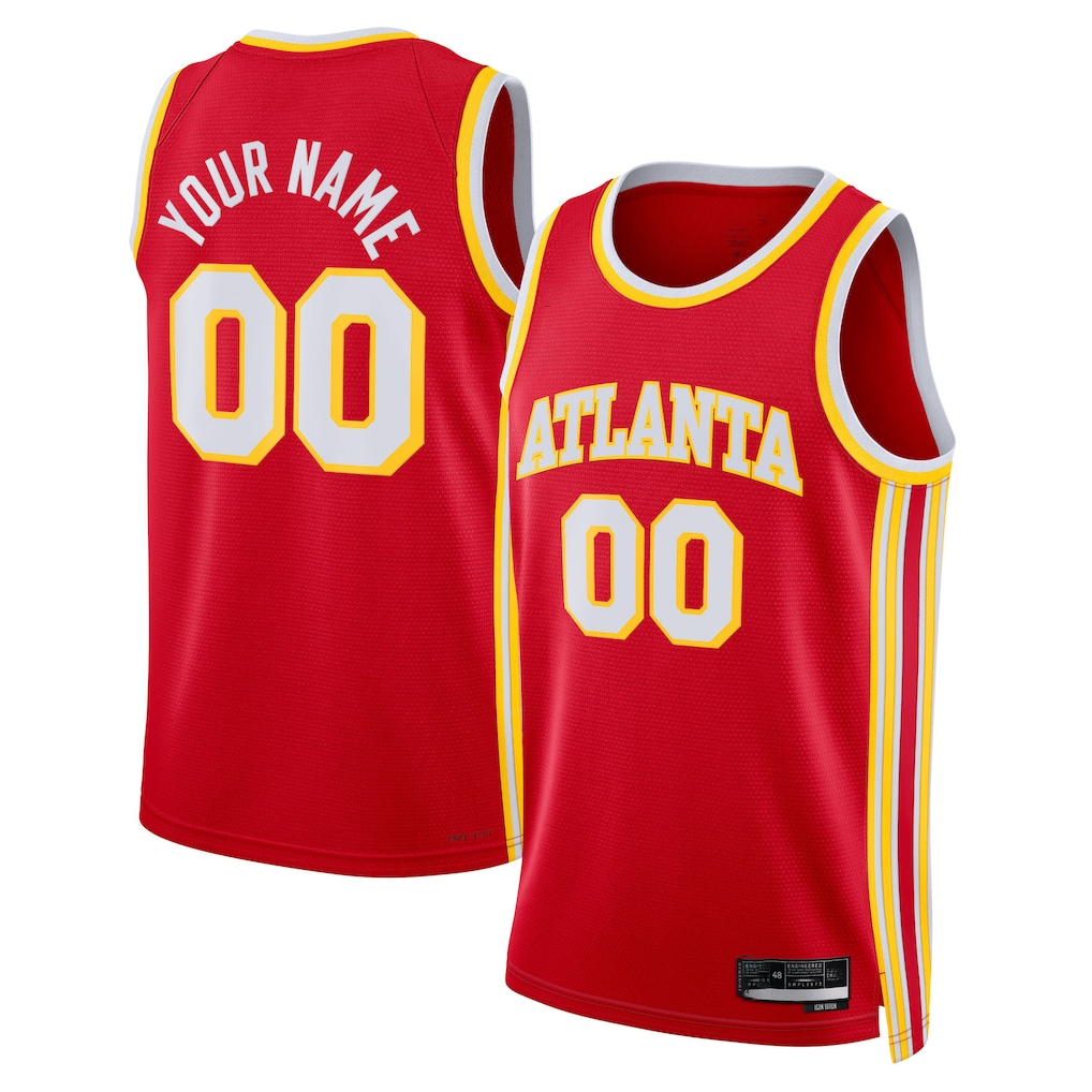 Kooe Custom A.Hawks Red Swingman Jerseys - Icon Edition