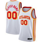 Kooe Custom A.Hawks White 2020-21 Swingman Jerseys - Association Edition