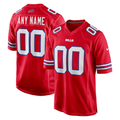 Kooe Custom B.Bills Red Alternate Game Stitched Jerseys