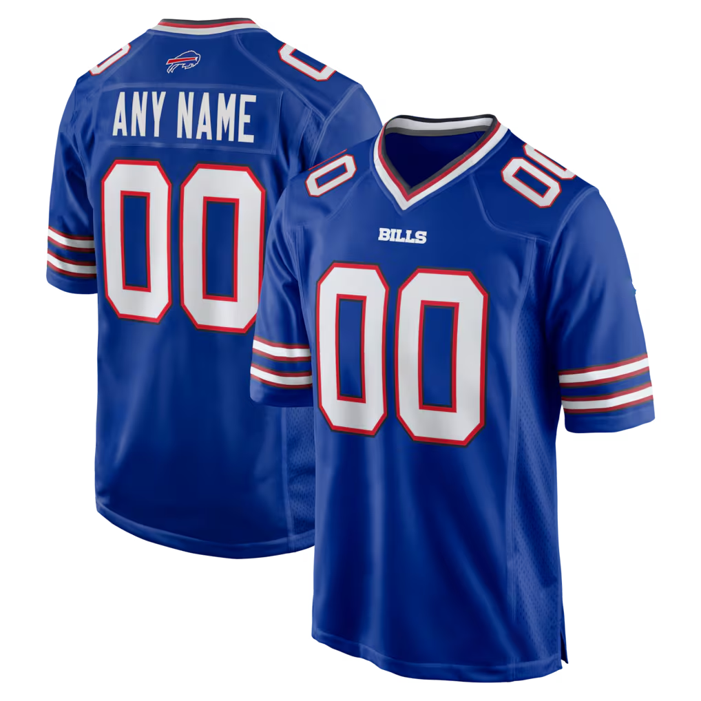 Kooe Custom B.Bills Royal Royal Game Stitched Jerseys