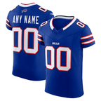 Kooe Custom B.Bills Royal Vapor F.U.S.E. Elite Stitched Jerseys