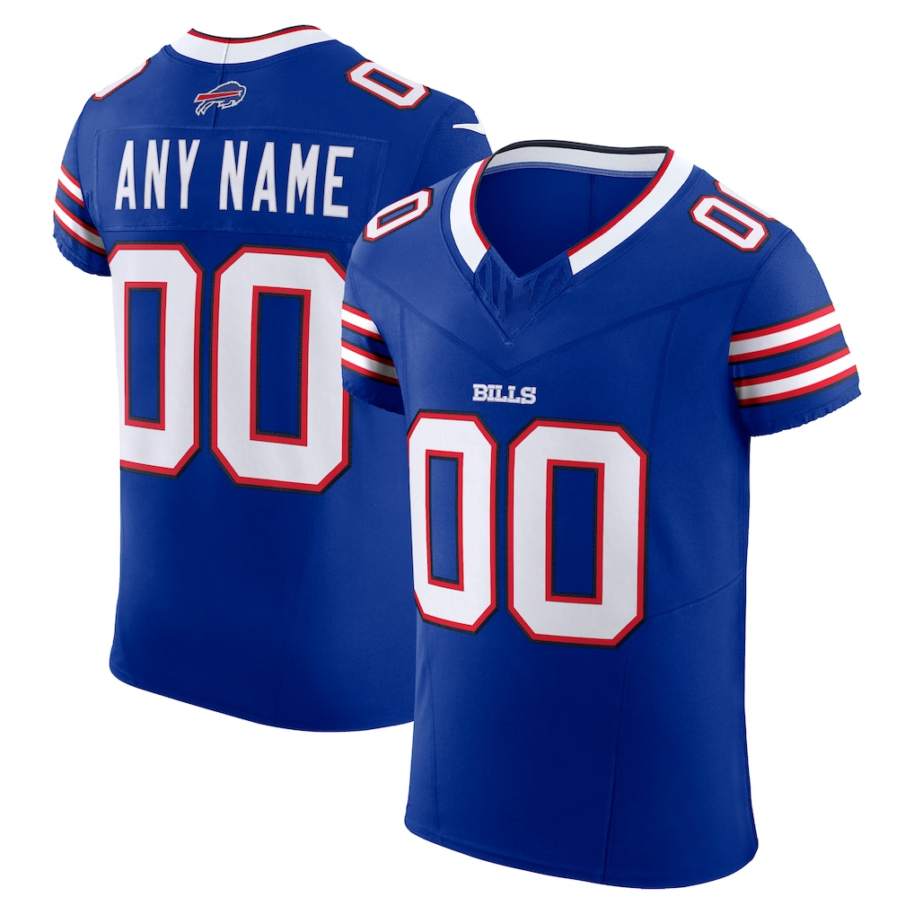 Kooe Custom B.Bills Royal Vapor F.U.S.E. Elite Stitched Jerseys