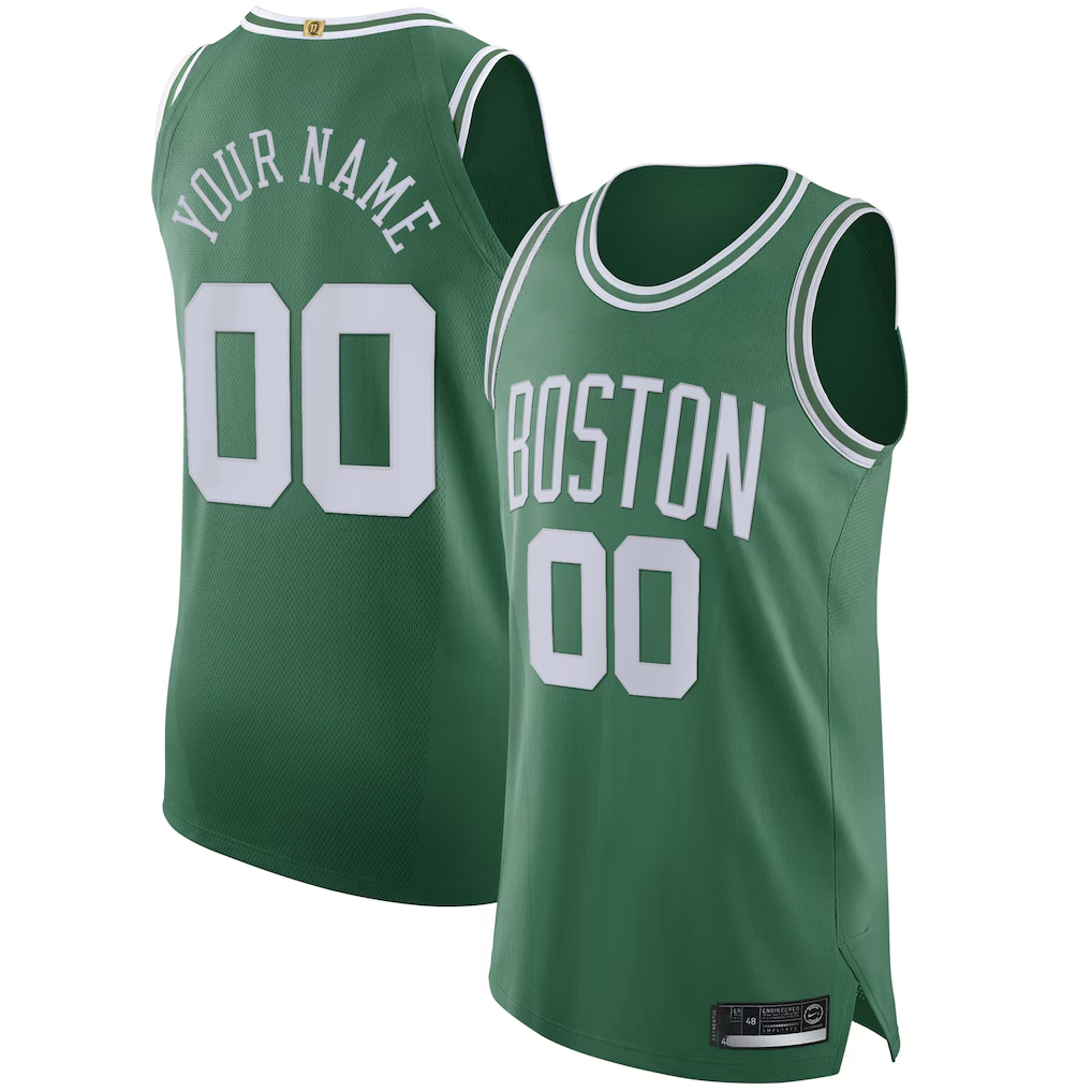 Kooe Custom B.Celtics Green 202021 Authentic Jerseys - Icon Edition