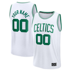 Kooe Custom B.Celtics White Fast Break Jerseys - Association Edition