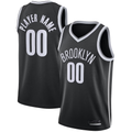 Kooe Custom B.Nets Black 202021 Swingman Jerseys - Icon Edition