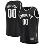 Kooe Custom B.Nets Black Fast Break Replica Jerseys - Icon Edition
