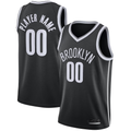 Kooe Custom B.Nets Black Swingman Custom Jerseys - Icon Edition