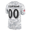 Kooe Custom B.Ravens Arctic Camo Salute to Service Limited Any Name & Numbers Stitched Jerseys