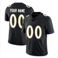 Kooe Custom B.Ravens Black Replica Limited Game Stitched Jerseys