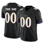 Kooe Custom B.Ravens Black Vapor F.U.S.E. Limited Game Any Name & Numbers Stitched Jerseys