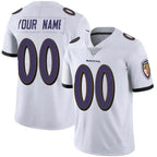 Kooe Custom B.Ravens White Vapor F.U.S.E. Limited Stitched Jerseys