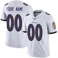 Kooe Custom B.Ravens White Vapor F.U.S.E. Limited Stitched Jerseys