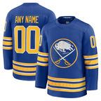 Kooe Custom B.Sabres Royal Home Premium Stitched Jerseys