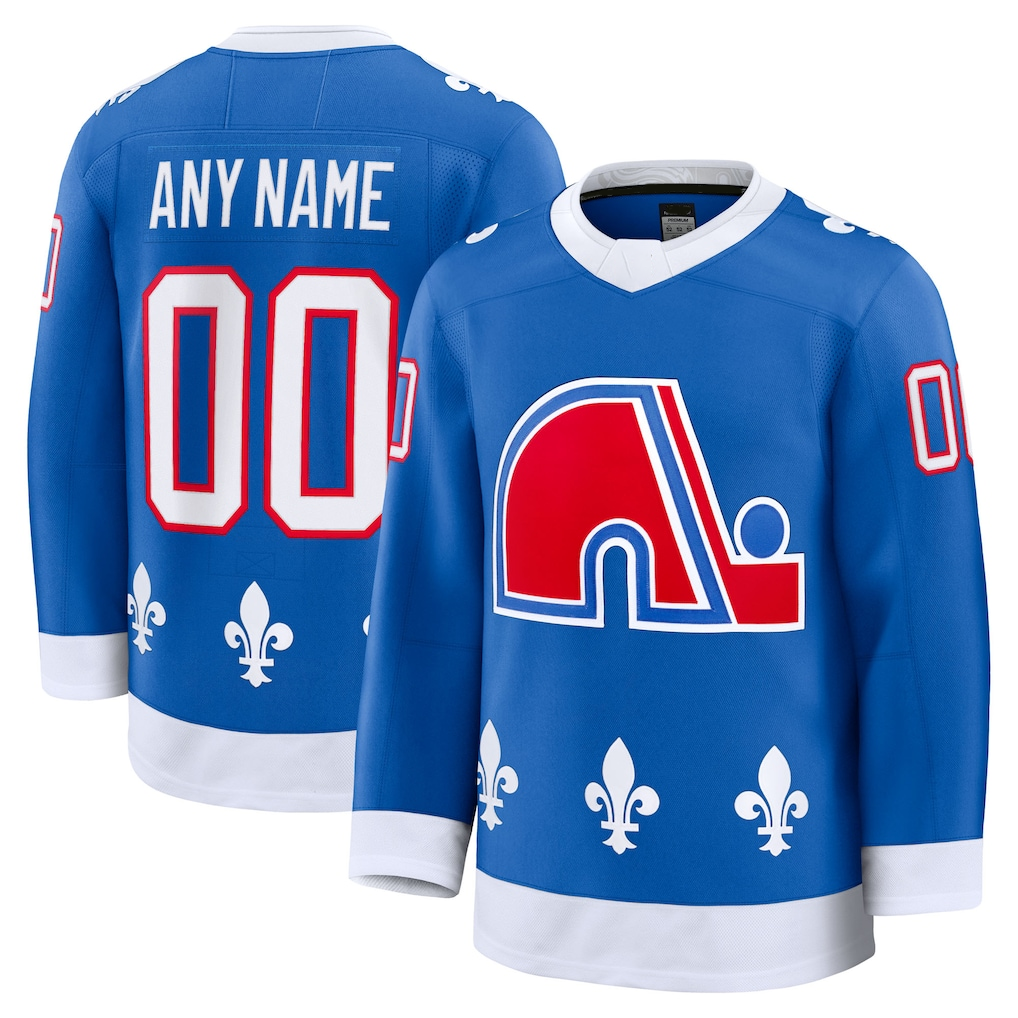Kooe Custom C.Avalanche Blue Alternate Heritage Premium Jerseys