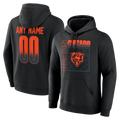 Kooe Custom C.Bears Black Home Field Pop Personalized Name Number Hoodie Stitched Jerseys