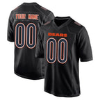 Kooe Custom C.Bears Carbon Black Fashion Stitched Jerseys