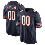 Kooe Custom C.Bears Navy Custom Game Stitched Jerseys