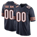 Kooe Custom C.Bears Navy Home Game Any Name & Numbers Stitched Jerseys