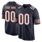 Kooe Custom C.Bears Navy Home Game Any Name & Numbers Stitched Jerseys