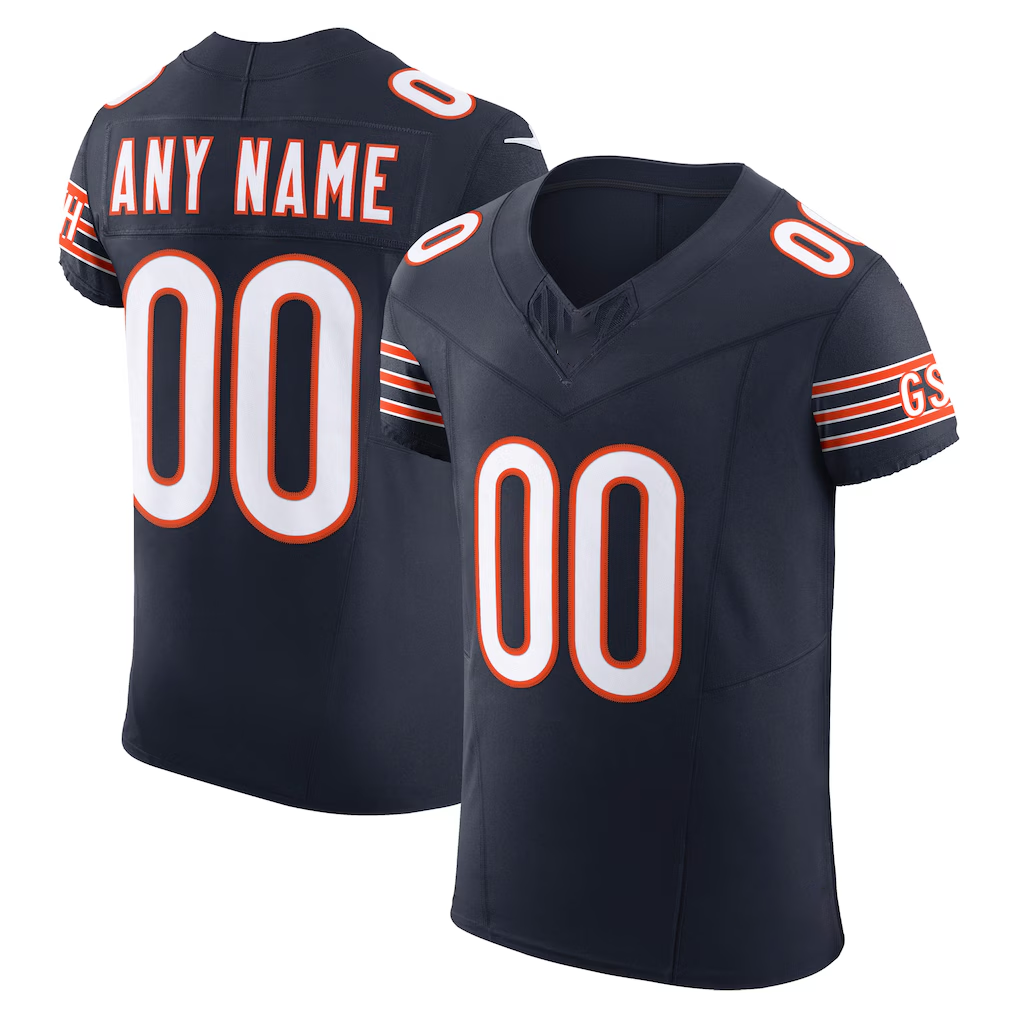 Kooe Custom C.Bears Navy Vapor F.U.S.E. Elite  Stitched Jerseys