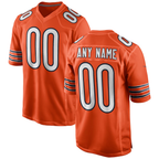 Kooe Custom C.Bears Orange Alternate Custom Game Stitched Jerseys