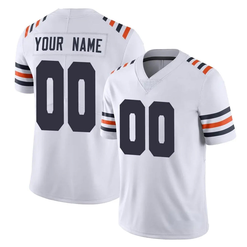 Kooe Custom C.Bears White Classic Vapor Limited Home Game Any Name & Numbers Stitched Jerseys