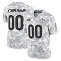 Kooe Custom C.Bengals Arctic Camo Salute to Service Limited Any Name & Numbers Stitched Jerseys