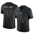 Kooe Custom C.Bengals Black Reflective Limited Game Any Name & Numbers Stitched Jerseys