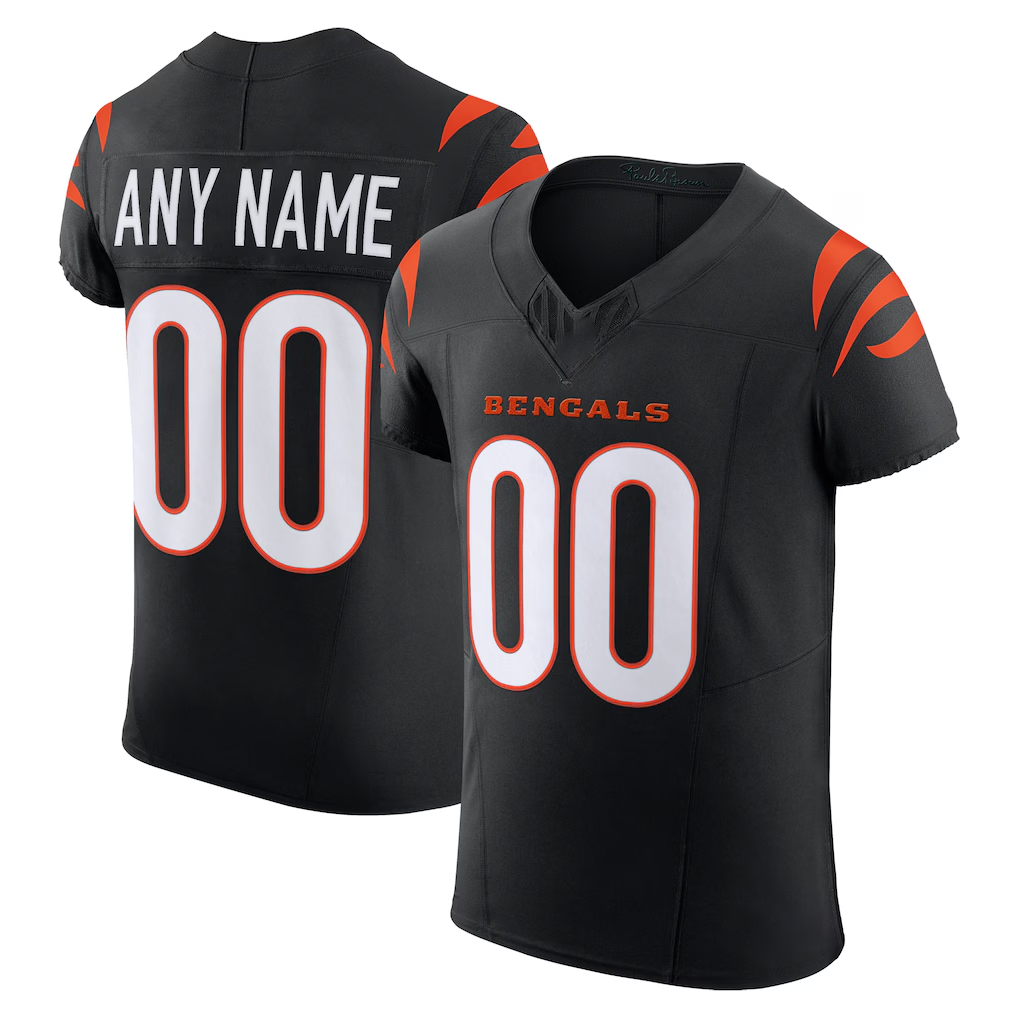 Kooe Custom C.Bengals Black Team Vapor F.U.S.E. Elite Stitched Jerseys