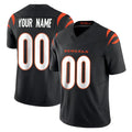 Kooe Custom C.Bengals Black Vapor F.U.S.E. Limited Home Game Any Name & Numbers Stitched Jerseys